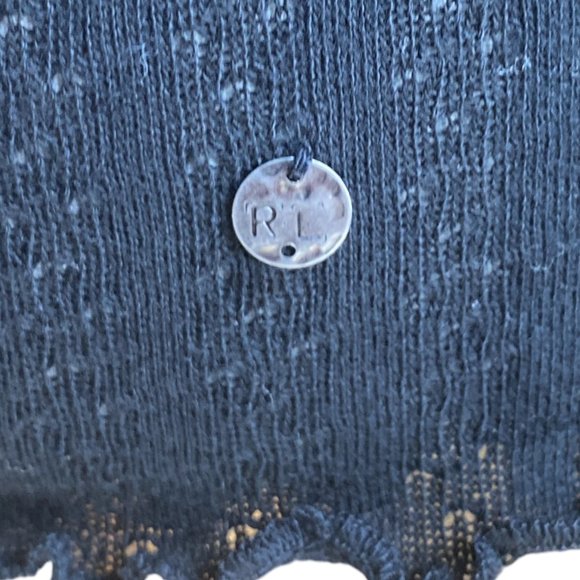 Denim & Supply Y2K Ralph Lauren Henley Top Lace Whimisgoth Fairy Grunge FItted-L - Picture 7 of 14